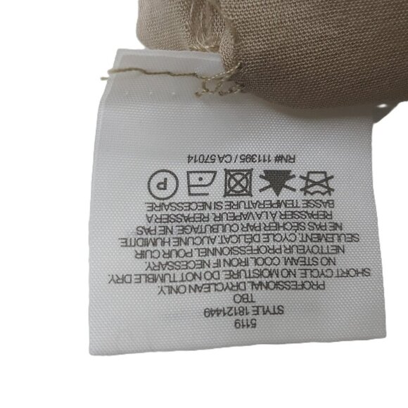 Tory Burch Linen Belted Shift Dress 4 Work Office Party Minimalist Classic - Picture 10 of 10